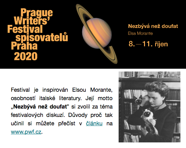 Festivalspisova's tweet photo. Líbí se vám téma letošního festivalu?
Čtěte článek manchesterského básníka a anglicisty Joshuy Jonese: https://t.co/qh1cuZXDzp
•
Do you like the theme of this year's festival?
Find out more in an article by Manchester's poet and anglicist Joshua Jones: https://t.co/qh1cuZXDzp https://t.co/f7JbwQ1L53