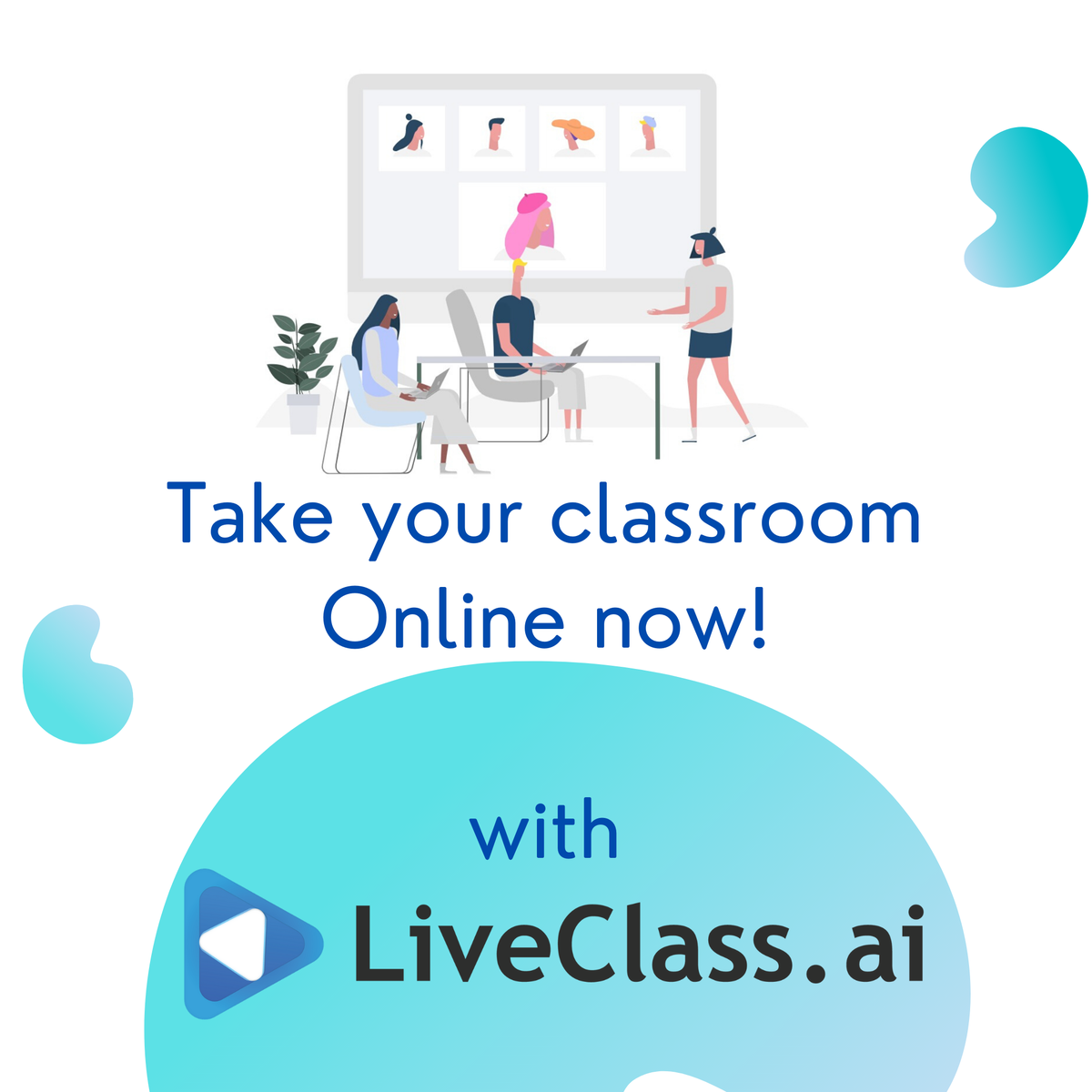LiveClassHQ's tweet photo. Take your Classroom alongside your whole Institution to the cloud now.
.
.
.
.
.
.
#elearning #training #coaching #digitalindia #OnlineClasses #teaching #course #LMS #liveclass
#coachinginstitutions #Training #onlinelearning #classroom #learning #digitaleducation #livestream https://t.co/RGrO6GZL2i
