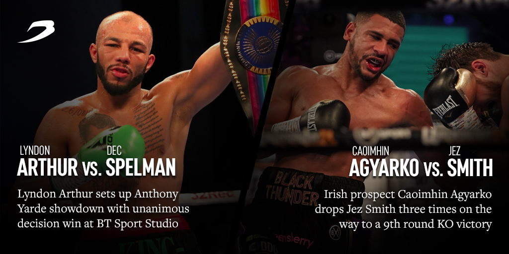 BOXRAW's tweet photo. ⚫️ Arthur-Yarde next?
#ArthurSpelman
⚫️ Agyarko shines
#AgyarkoSmith https://t.co/otSlVdbFhi