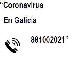 Pedímoslle á DXT que nos paneis de mensaxería das autoestradas e autovías de entrada en Galicia se comunique o teléfono habilitado desde a <a href="/Xunta/">Xunta de Galicia</a> sobre a covid-19. Agardamos que a nosa petición sexa atendida con axilidade. Traballamos para protexer a saúde dos cidadáns 📞☎️⬇️