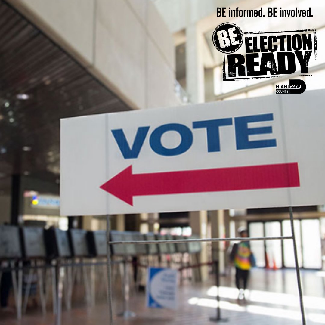 VoteMiamiDade's tweet photo. 1/3: Today is the first day of Early Voting for the August 18, 2020 Primary Election. Go to any Early Voting location now https://t.co/ENKtCQVnCy #BeInvolved https://t.co/bPOTOMUEK6