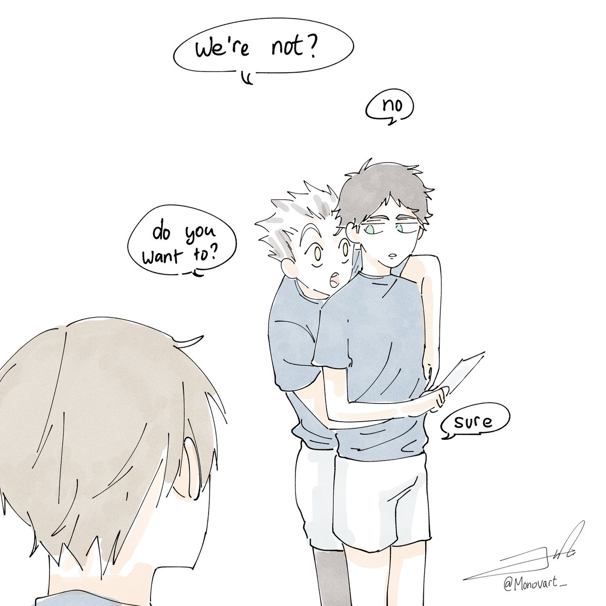 #BokuAkaWeek2020 Day 4 Friends to Lovers ヽ( ・∀・)ノ

#BokuAka #Haikyuu 