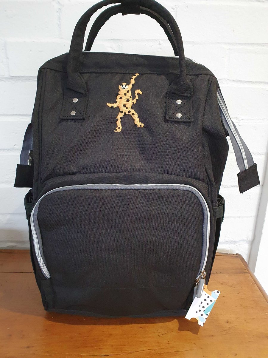 cueapparel's tweet photo. Baby changing backpacks - monkey design! 
We currently have two designs available in our Etsy shop! All designs are hand embroidered and individual. You can also customise your own too!

https://t.co/norPzKH6dz https://t.co/upAlPeCVHj