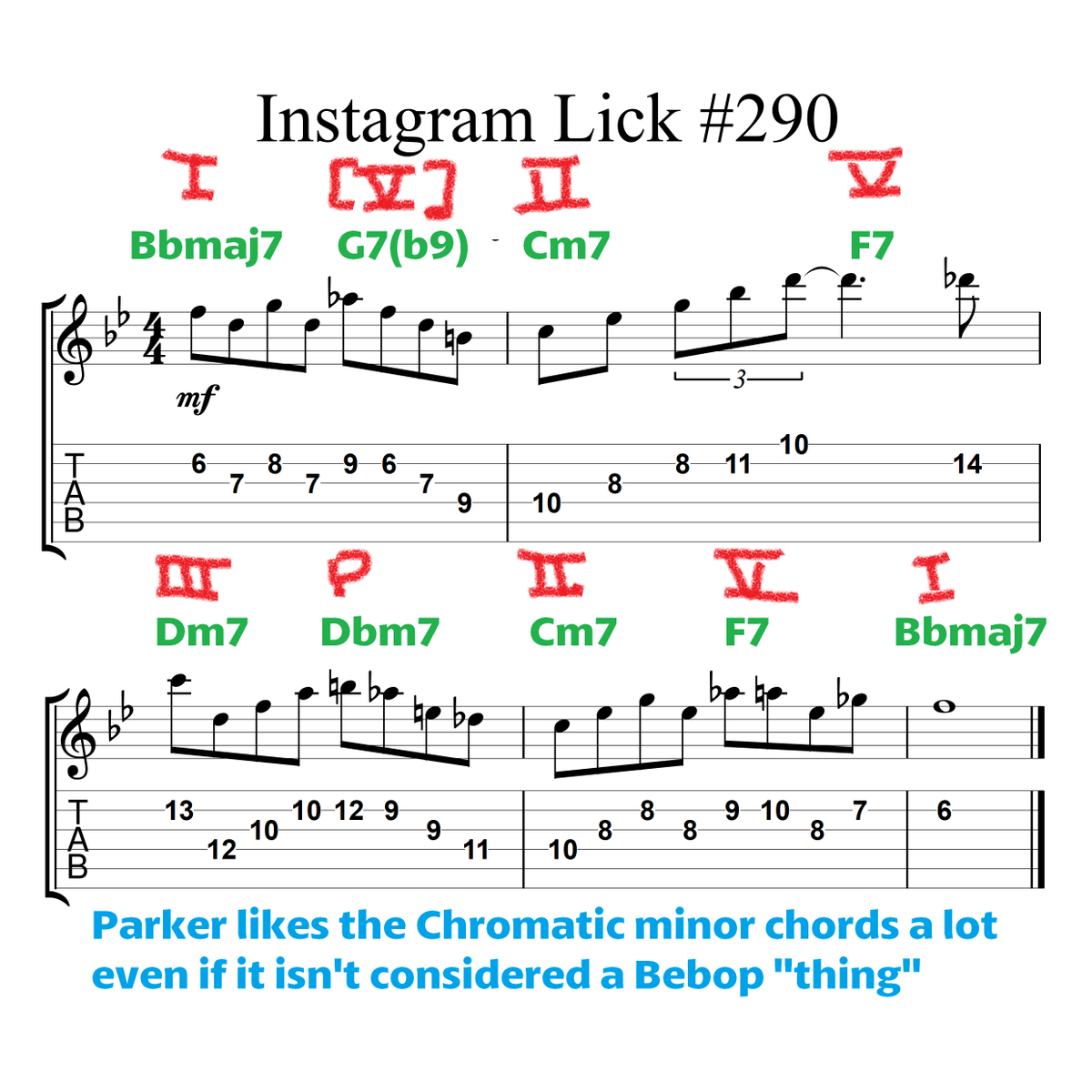 Parker likes the Chromatic minor chords a lot.💪

Usually, it isn't considered a Bebop "thing" though. What do you think? 😁

How To Practice And Use Music Theory in Jazz - check out the new video on my channel in an hour! 😎 🎸
.
.
#jazzjam #jazzguitar #jazzguitarist #jazzy