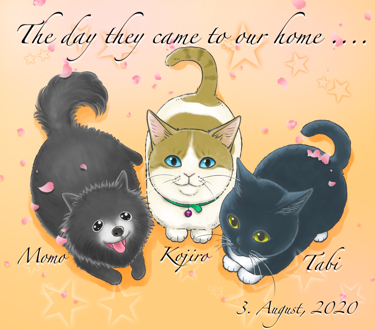高橋まい 漫画家 本日発売ふたたび しつこい 汗 猫が来た日 より たびと歩いた日 ずっと側で が再録されております それぞれ 生まれて初めて猫を飼った少女と 夢うつつで飼い猫に関する不思議な体験をした女性 のお話 お二人とも新鮮な