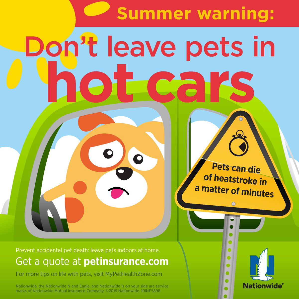 Helpful PSA from our friends <a href="/NationwidePet/">Nationwide Pet</a>: Keep your pets safe and indoors at home.