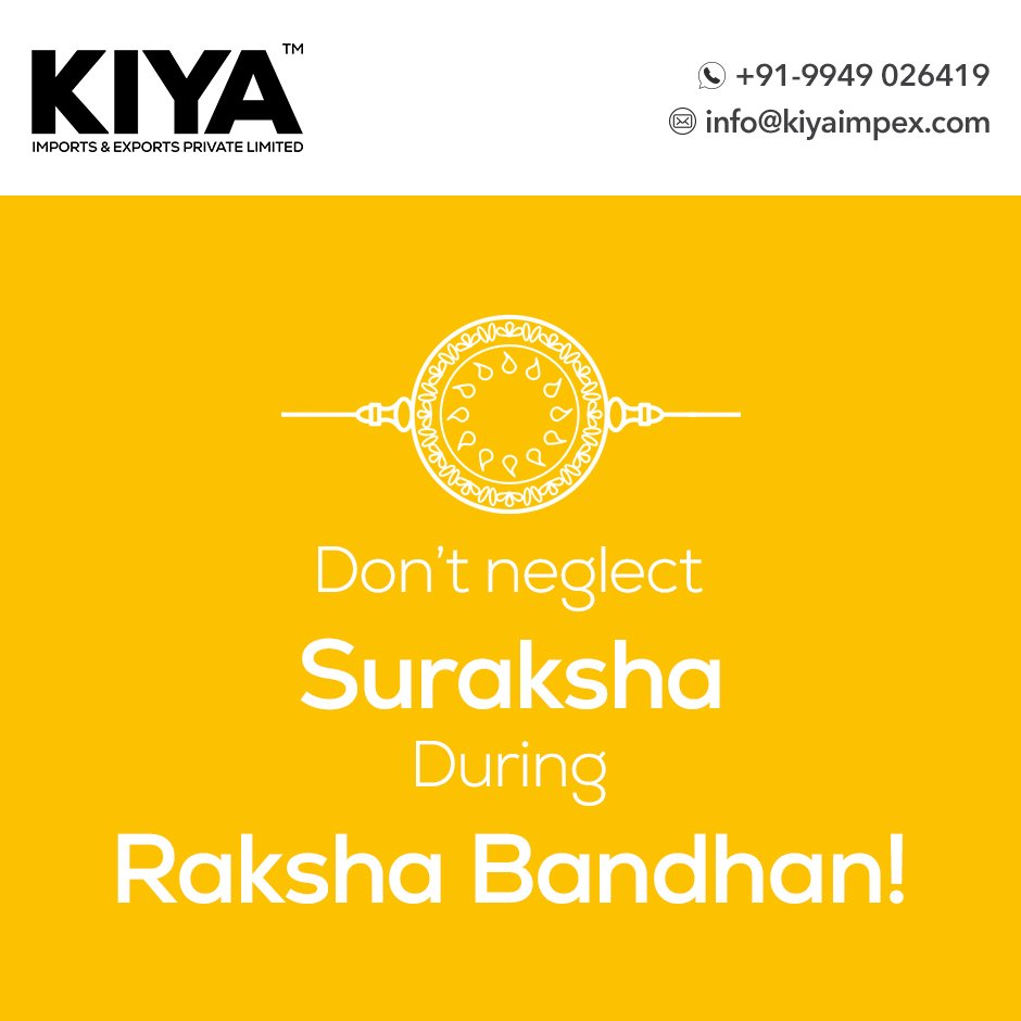 Raksha Bandhan is a celebration of the amazing relationship between brothers & sisters. #Stayhome, connect virtually with ur sisters/brothers who are far away, and #staysafe. We shall celebrate the next #RakshaBandhan together with a bang! #HappyRakshaBandhan #StayHomeStaySafe