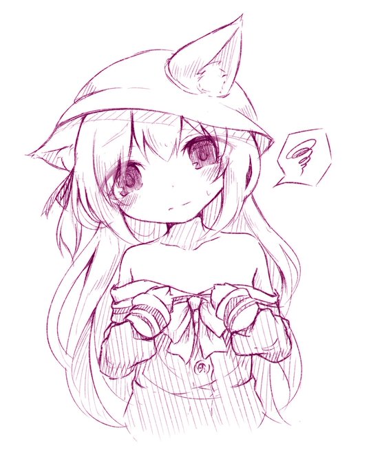 しばらくロリ描いてないせいで描き方忘れた 