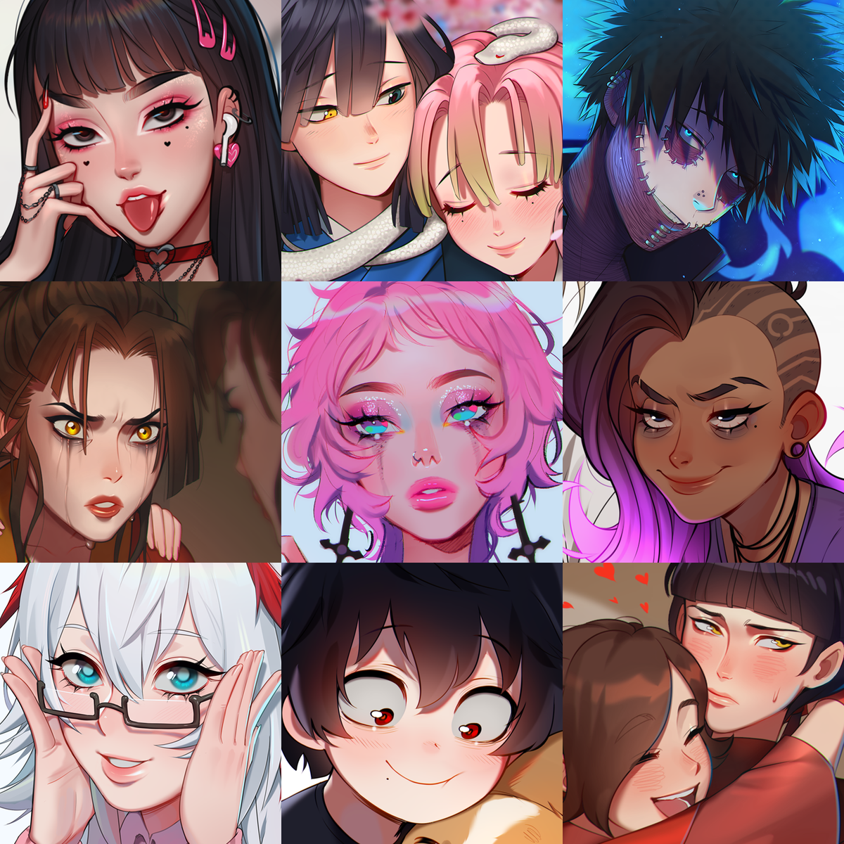 lavelis_twi's tweet photo. #faceyourart a bunch good old 3/4 faces for da soul🎷 https://t.co/jwf8meC8tM