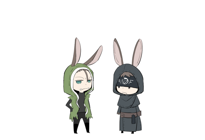 かわいい方のバニーちゃんたち 