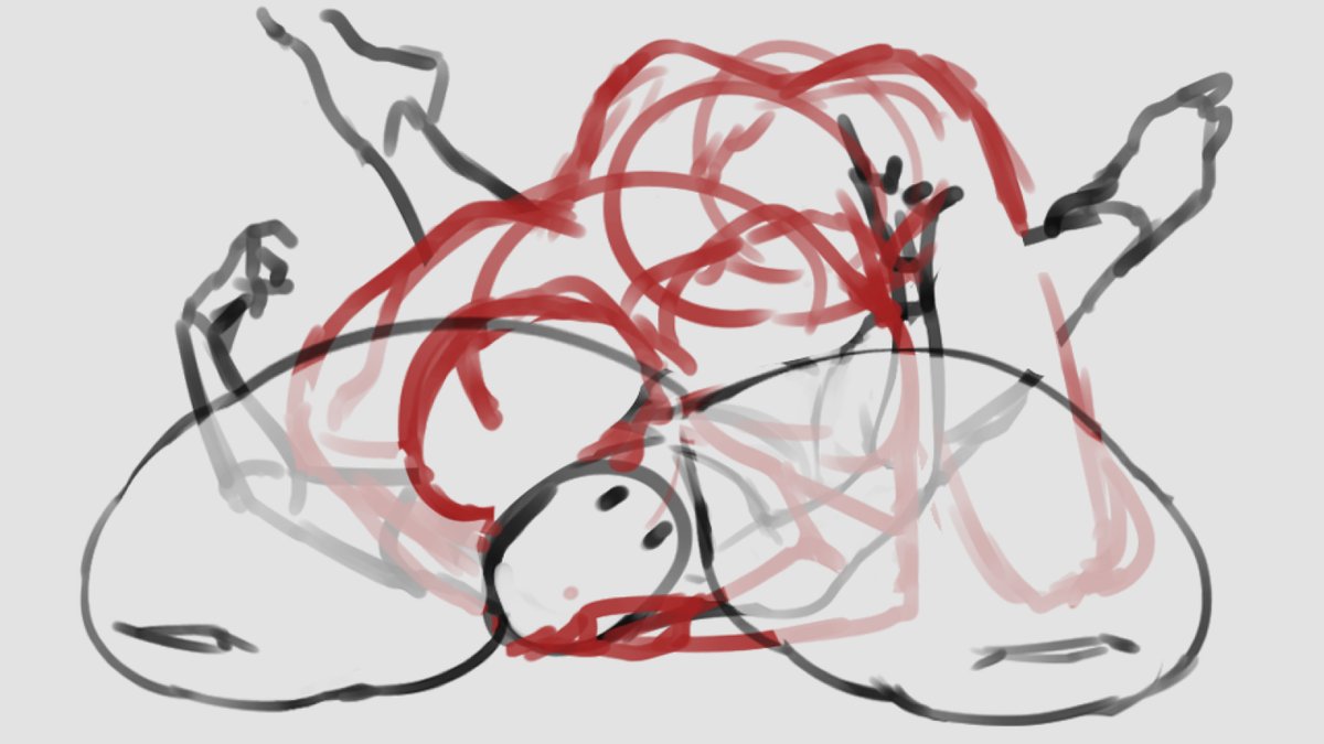 #このタグを見た人はラフ画とその完成絵を見せる
There are many hidden parts😂 