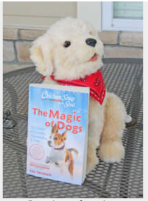 amynewmark's tweet photo. A mechanical dog gave Annie Smith’s grandmother with dementia a new purpose and joy. When Annie received $200 for her story in #CSSTheMagicofDogs she used the money to buy and donate a mechanical dog for other dementia patients. 
https://t.co/pohd8PZaHE https://t.co/WdSijuOll3