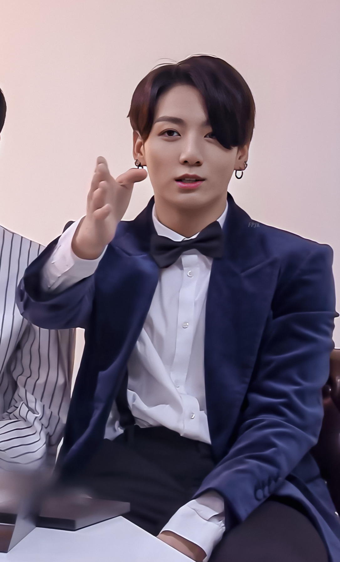jungkook⁷ on X: jungkook in blue suit😍  / X