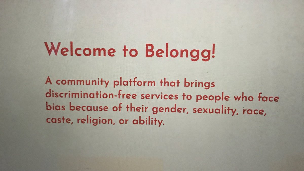 Lastly this goes against  @HouseOfBelongg ‘s motto as seen on the site where they are a ‘community platform that brings discrimination free services. Banner says ‘Diversity + Inclusion’. I hope an unedited video will be up soon and they address the issue with Kandasamy as well