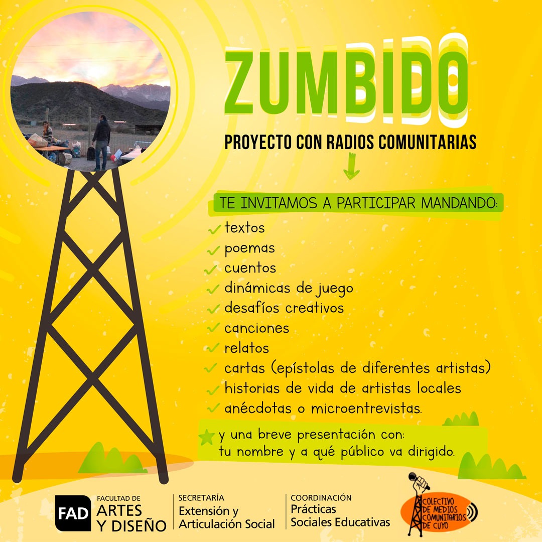 FAD_UNCUYO's tweet photo. 📻Sé parte de #Zumbido ⁣⁣

⁣⁣🔎En este contexto son las radios comunitarias las encargadas de difundir contenidos escolares donde no llega la virtualidad digital.⁣⁣

📲https://t.co/ZoQevsnpHz

#comunidadfad
#mendoza
@UNCUYO https://t.co/HyjoXzB6WB