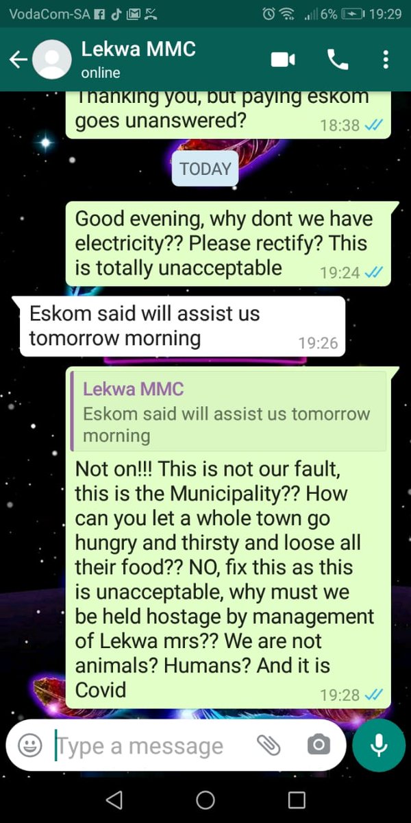 WilmaVenter10's tweet image. @COVID_19_ZA @MPGov @DSDMpu @VFPlus @ANCMPUMALANGA @PresidencyZA @The_DHS @Corruption_SA @CyrilRamaphosa  @SAHRCommission @cogtamp @GDCoGTA

This is how lekwa municipality treats residents

Power off and lets just leave it off...

Note our nr of covid deaths in Lekwa