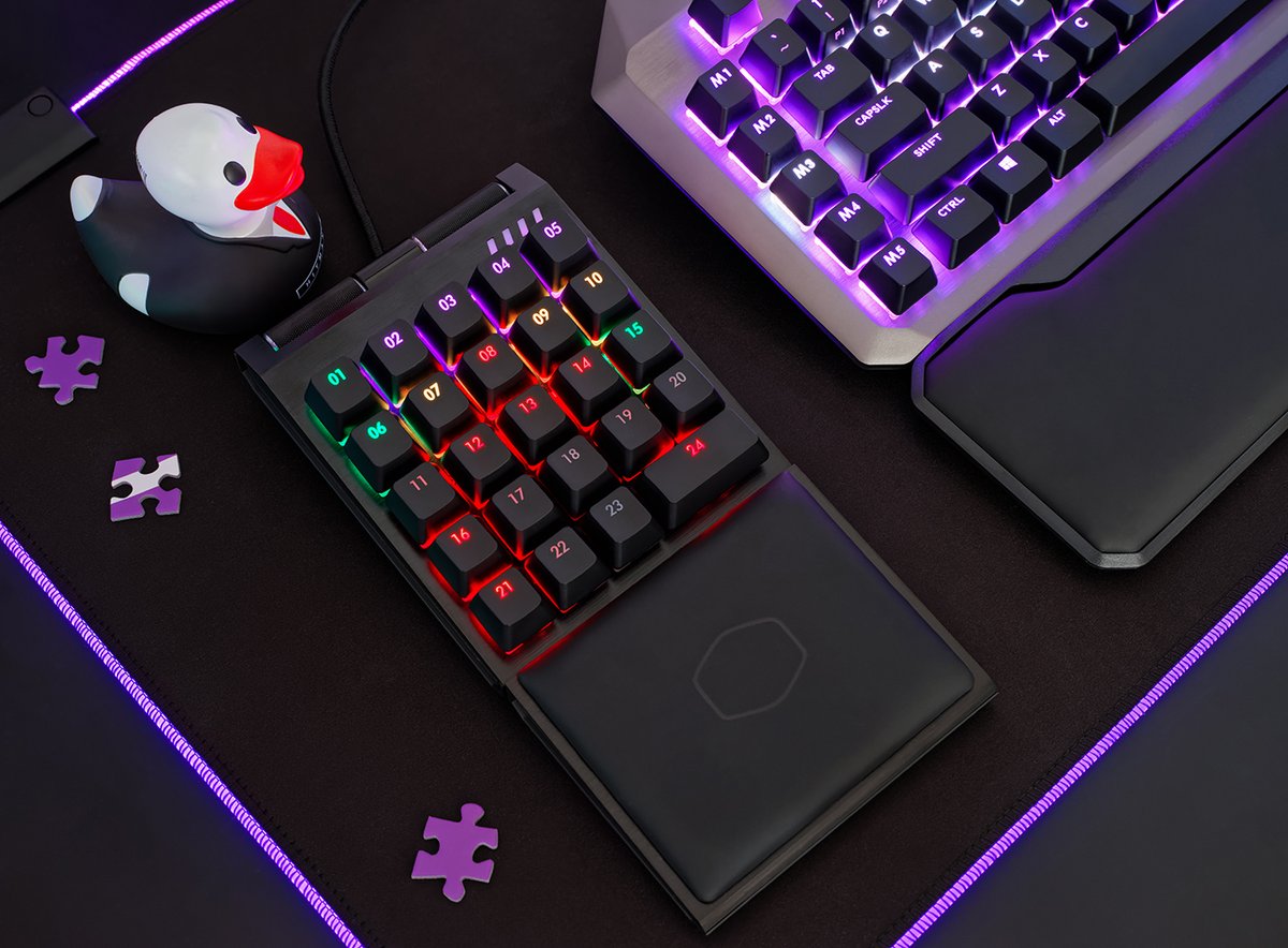 CoolerMasterND's tweet photo. When macro keys are life...
Featured: ControlPad, MK850, a dapper duck
#CoolerMaster #MakeItYours #ControlPad #PCMR #Macrokeys #RGB https://t.co/AVKd1Teie5