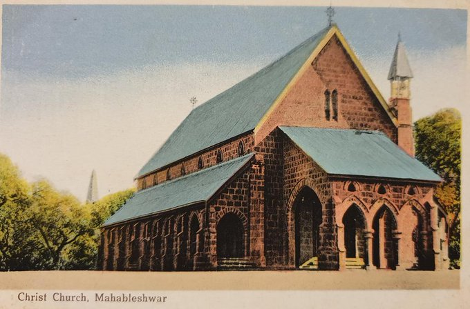 __Interfaith__'s tweet photo. For followers with an interest in #India, here is a #postcard of Christ Church in #Mahableshwar / #Mahabaleshwar, #Maharashtra. The postcard could be over 100 years old!
#IFMPC #deltiology #postcards https://t.co/icIMnXUkGR