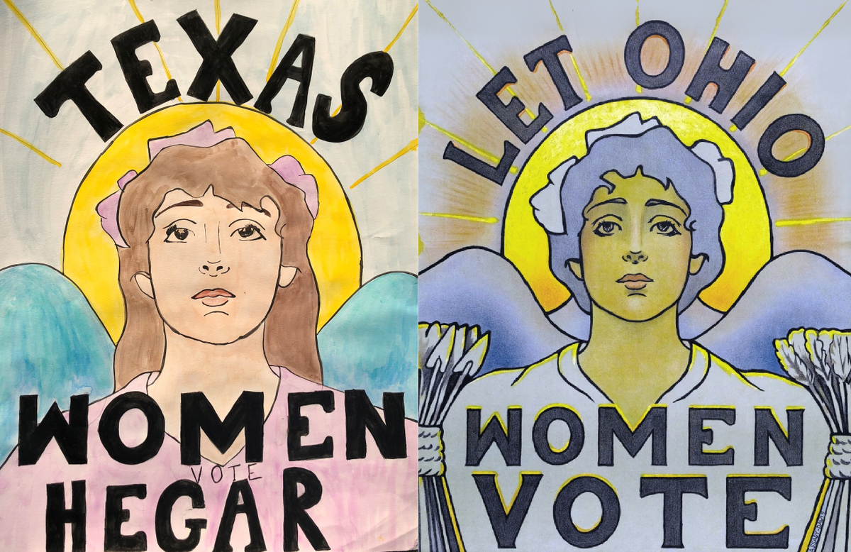 Petit_Fromage_'s tweet photo. This year marks the 100th Anniversary of the ratification of the 19th Amendment in the United States! @mjhegar  @SheShouldRun https://t.co/K4VxwVef1w
