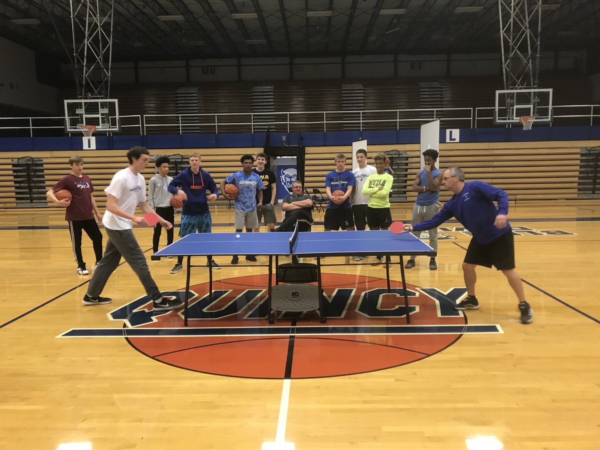 fakedougbruner's tweet photo. NEVER challenge me on the table of pong.  Defensive warrior. https://t.co/xiLTiak1m7
