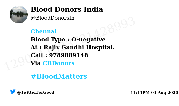 Blood Donors India tweet media