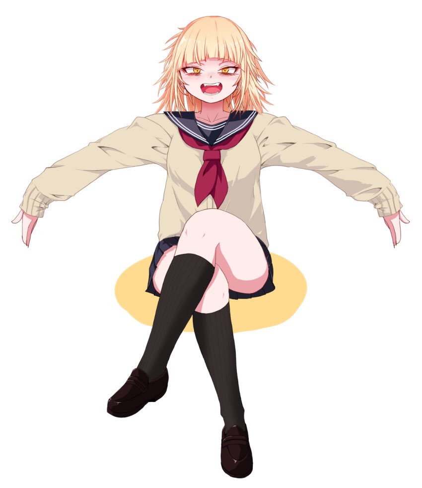 Toga sometimes likes to wear her hair down just to tease @TrapAssassin.