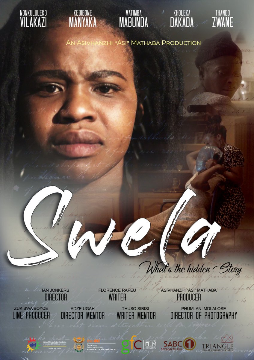 asibfilms's tweet photo. What will it take for Swela to face an abusive mother &amp; alcohol abuse in order to save her promising journalism career? Catch 'Swela' on #YouthFilmmakerWednesdays on @Official_SABC1 at 7h30 pm.
#Youthfilmmakerproject2019 #AsiBFilms #LoveIs #womensmonth2020 https://t.co/5xwAX4izVy
