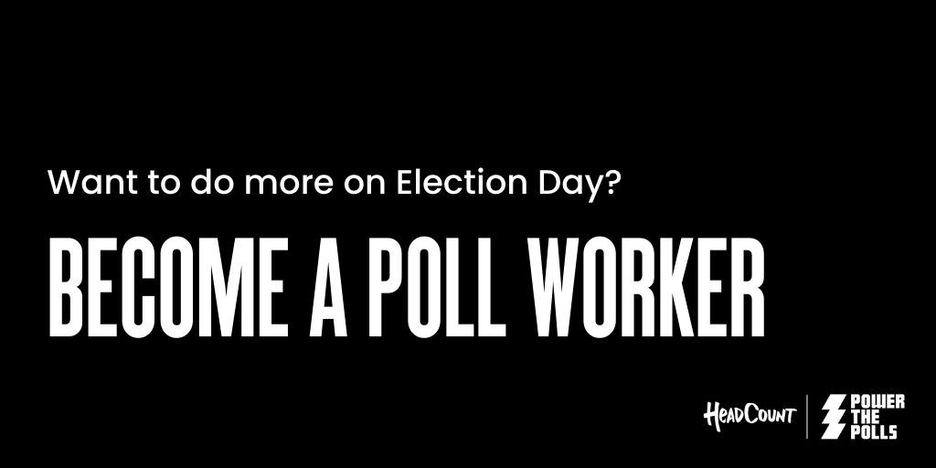 The Dandy Warhols (@thedandywarhols) on Twitter photo America needs more poll workers. Want to be one? Sign up here with <a href="/HeadCountOrg/">HeadCount | Register To Vote</a> and #PowerThePolls to help run fair elections in your community: bit.ly/hcpollworker America needs more poll workers. Want to be one? Sign up here with <a href="/HeadCountOrg/">HeadCount | Register To Vote</a> and #PowerThePolls to help run fair elections in your community: bit.ly/hcpollworker