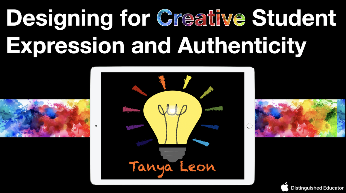 MrsTLeon's tweet photo. Excited to share about fostering creativity and authenticity this week with #summertech20! #edtech #edchat #summerPD #remotelearning https://t.co/1eRdWSbhP9