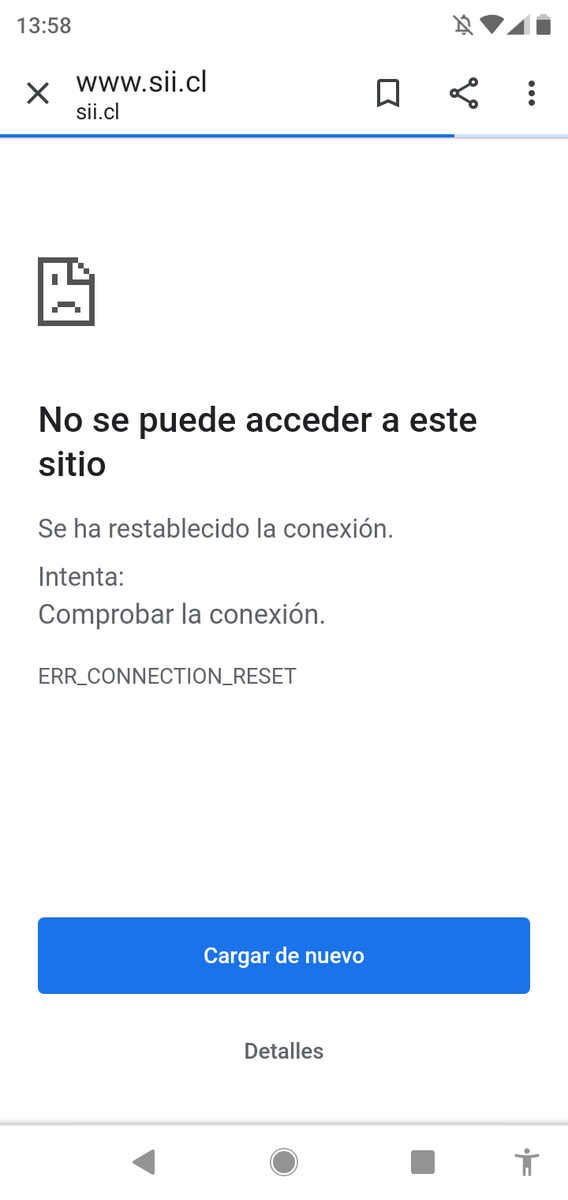 iyw68's tweet photo. Actual estado de la plataforma SII para acceder al bono. https://t.co/NGgYqePFNF