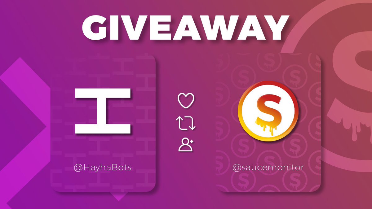 Giveaway! 🎉

Prizes:
• 1x Hayha Copy
• 1x Sauce Monitor Month

To enter:
• Follow <a href="/HayhaBots/">Hayha Bots</a> 
• Follow <a href="/saucemonitor/">SauceMonitor</a> 
• RT this post

Ends in 24 hours! ⏰