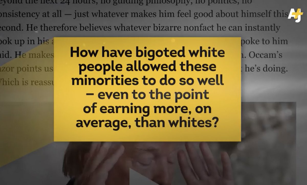 Bill O’Riley, Conservatvies, etc used the Model Minority Myth to convince themselves that white privilege does not exist. The excuse that the Median Asian Household Income exceeds that of Whites. “If Asians can do this, no racial discrimination and disparities don’t count.”