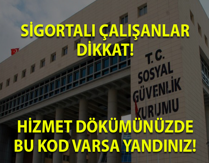Sigortalı çalışanlar dikkat! Hizmet dökümünüzde bu kod varsa yandınız!
kamuilanlari.com/sigortali-cali…