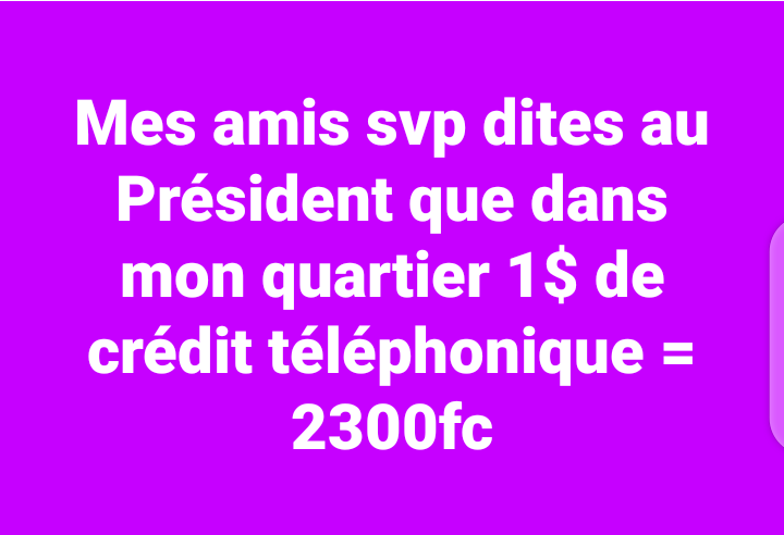 FerdinandLomena's tweet photo. Baisse de taux de change https://t.co/u1felLnkCE
