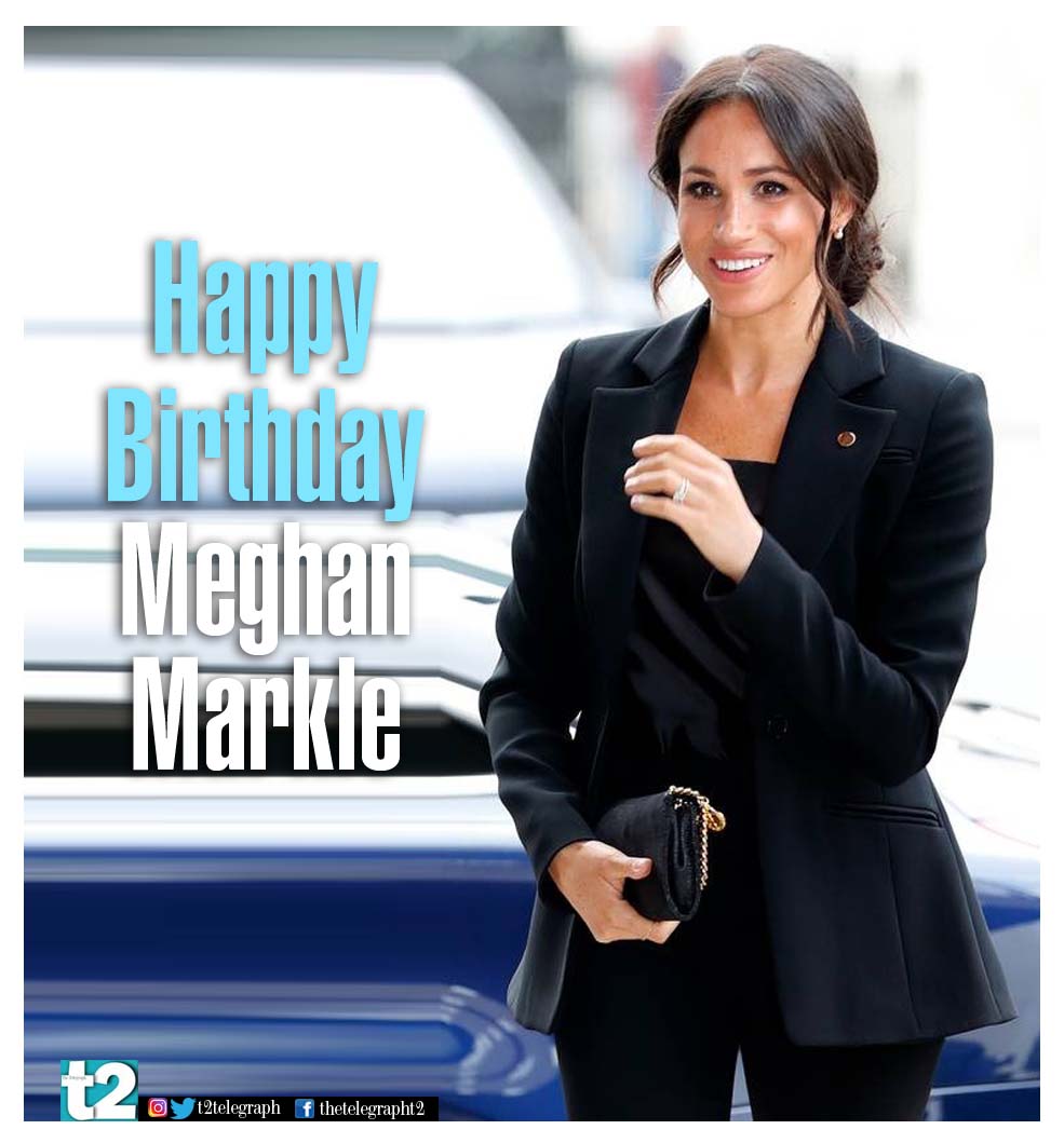 Here\s wishing the stunning and statuesque Meghan Markle a happy birthday. 
