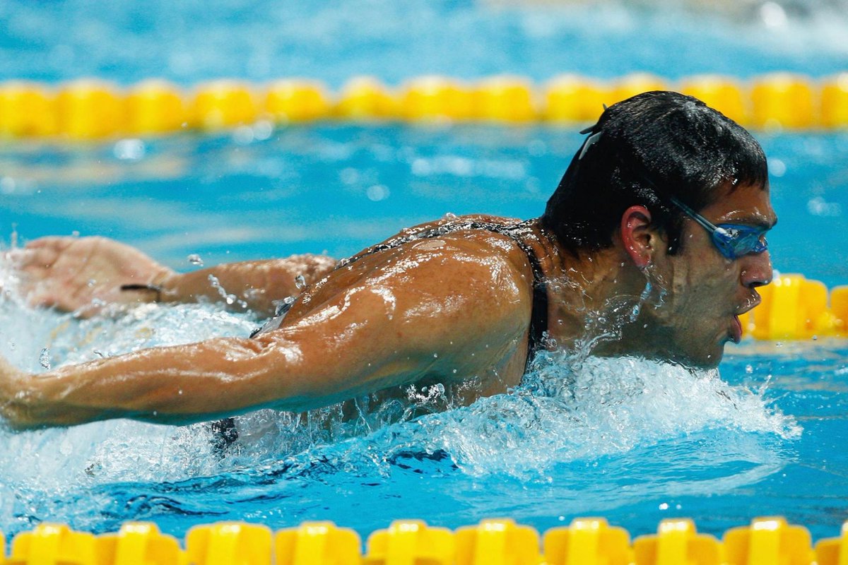 OmPattnayak's tweet photo. He is 6 times Indian swimming champion &amp; 6 times record holder in butterfly. He won🥉at 2009 #AsianC'ships in 4×100 m medley. He represented🇮🇳in men's 200 m butterfly at 2008 Summer @Olympics in Beijing.Happy Birthday Arjuna Awardee @RehanPoncha 🏊‍♂️
@SwimmingIndia @WeAreTeamIndia https://t.co/6ta69yRcgX