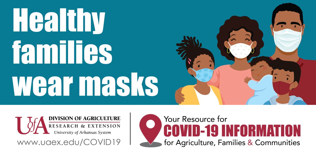 NWAPlantAgent's tweet photo. Who shouldn’t wear a mask? The @CDCgov says children under age 2 should not wear a mask. In #Arkansas, it’s OK for kids under 10 to be mask-free. https://t.co/BZA62QL3oJ. @AginArk #COVID19 Visit https://t.co/FhUrfNhiZT. https://t.co/8S0SIYfFX5
