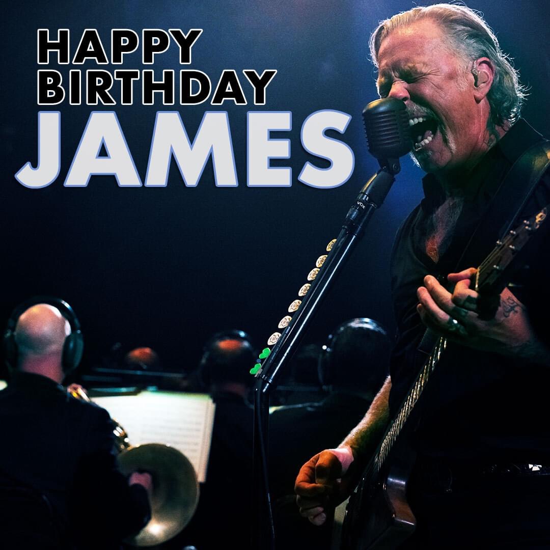 Happy birthday James Hetfield. The best rhythm guitarist in metal and