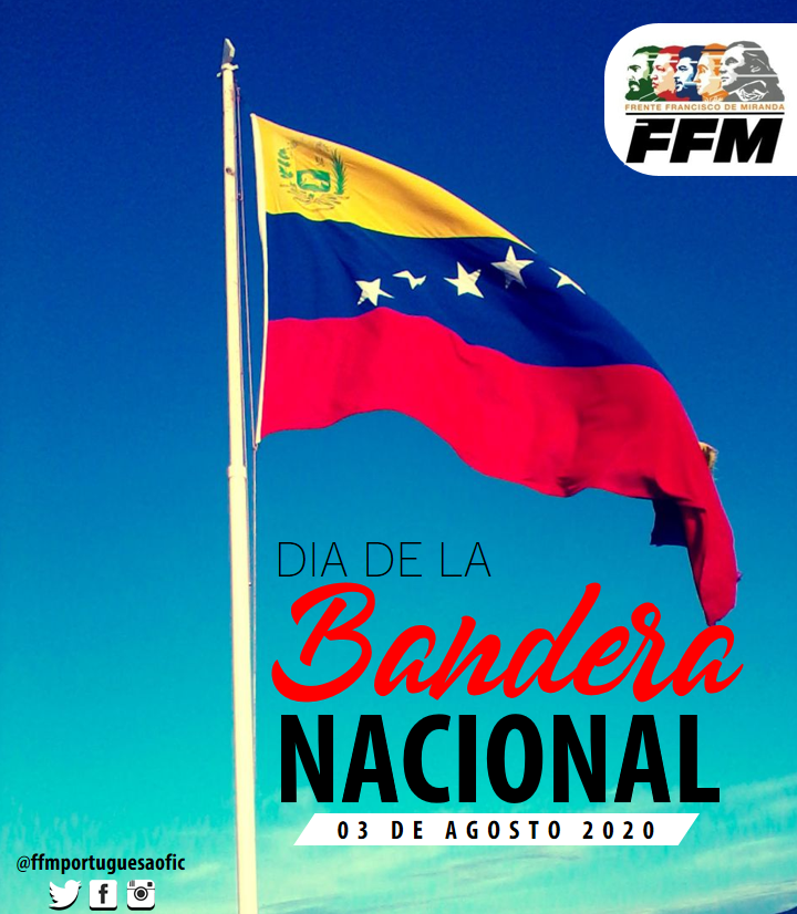 ffm_Portuguesa's tweet photo. Celebramos el Día de la Bandera Nacional de #Venezuela, fecha patria en la cual, el Generalísimo Francisco de Miranda llegó a tierras venezolanas proveniente de Haití, como parte de la Campaña Libertadora e izó nuestro pabellón tricolor en la Vela de Coro. ¡Viva Nuestro Tricolor! https://t.co/c0xAuuOq1b