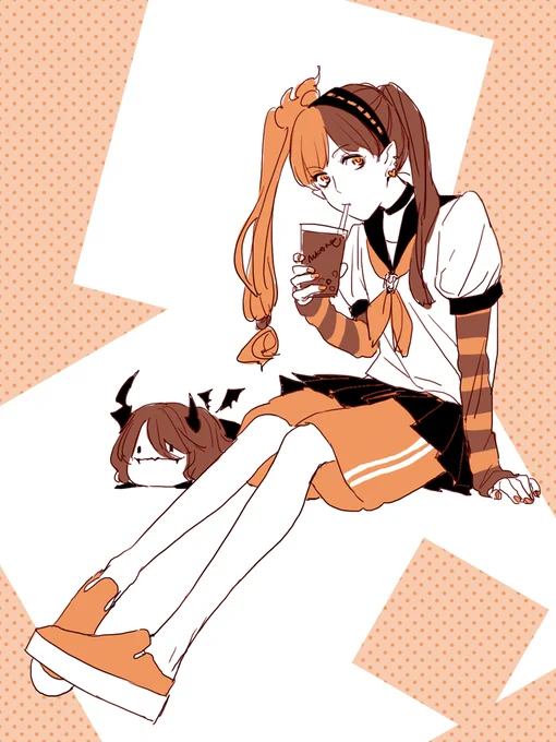 いっぱい見てもらって嬉しかったので追加でちょっと描いた現パロ
. 