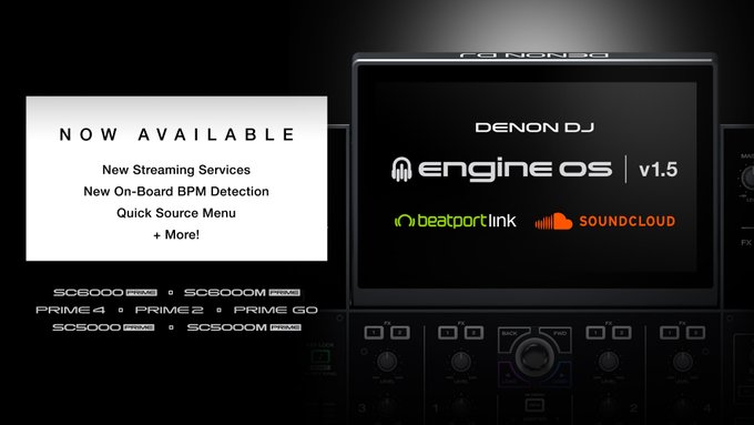 ENGINE OS v1.5! Including, Soundcloud streaming, Beatport LINK streaming and the new 'Quick Source Menu' for seamless switching between multiple local and streaming sources! 🤤 Visit our blog at thedjshop.co.uk/blog/