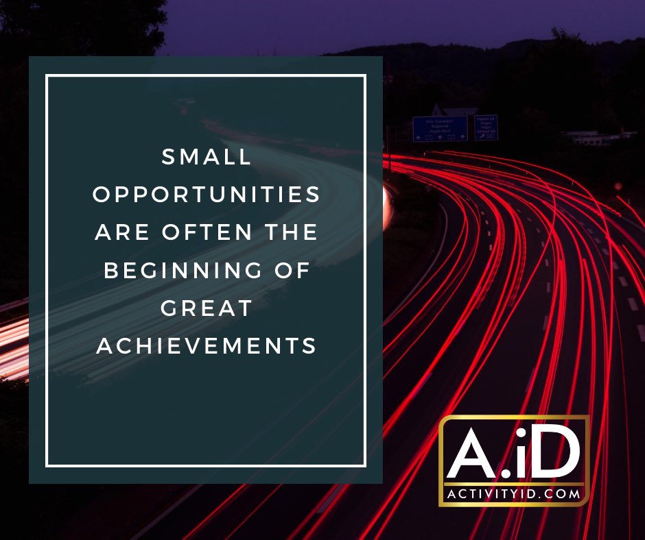ActivityId's tweet image. It is a new week, new opportunities. Grab them with both hands. It could be the beginning of great achievements.

#businessdevelopment #activityid #globalwork #worldwideopportunity #projectplanning #projectmanagement #innovativetechnology #informationtechnology #itinnovation