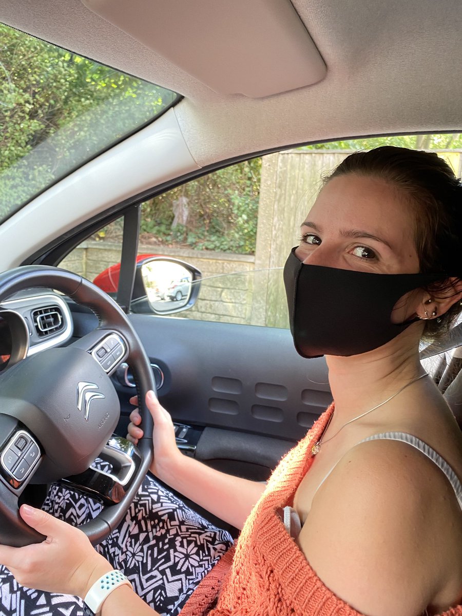 First lesson out today with Tia after lockdown