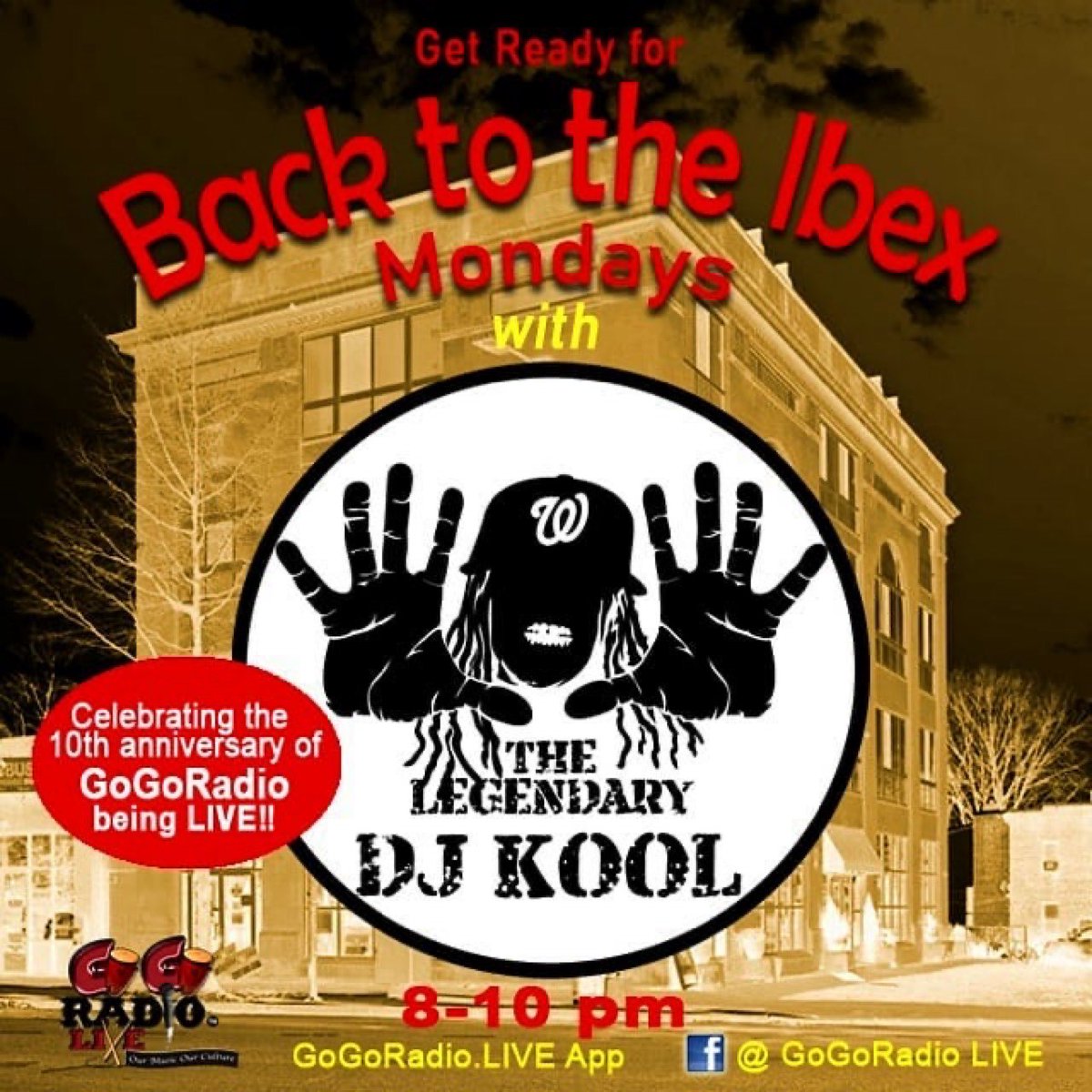 EventsinDMV's tweet image. BREAKING NEWS!!!! 

Tune in tonight -- DJ Kool hits the IBEX  - mailchi.mp/urbanmarketing…

8PM - 10PM, 
#LegendaryDJKool #LetMeClearMyThroat #MondayNightLive #TheIbexNightclub  #GoGoRadioLiv##GGRL #DontMuteDC  #DontKillGoGo #oldschoolmusic #gogomusic #GGRL #OurMusic #OurCulture