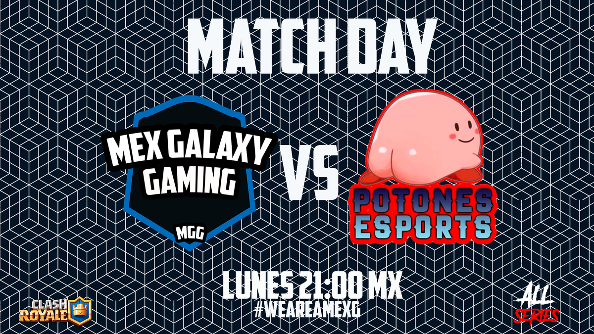 #CR I ¡Match Day! 2/3 

Hoy empezamos con nuestro primer partido en la liga y saldremos a dar todo para demostrar el poder de las galaxias.

🆚  I <a href="/EsportsPotones/">Potones Esports</a>  
🏆  I @AllSeries_GG 
⌛   I 21:00 MX

#WeAreMexG #GoMGG