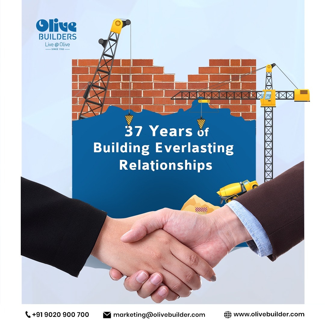 MktgOlive's tweet photo. Olive Builders was launched in 1983.Over the years, we have grown into one of the most trusted
builders as we believe that customer satisfaction plays an important role to make each
project a complete success. We welcome you to the Olive family!
#olivebuildersanddevelopers https://t.co/V6FlkcTeaj
