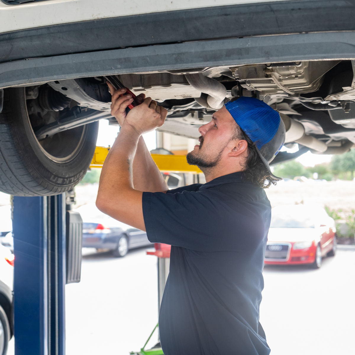 H1AutoMcKinney's tweet photo. Not sure what that noise is? Let our certified technicians take a look. Our team is trained to inspect your vehicle and provide you with a digital report indicating their findings/recommendations. https://t.co/U9QAiDOkNL #honest1 #autocare #mckinney #tx #experts #ase #carrepair https://t.co/lV0IBIeccp