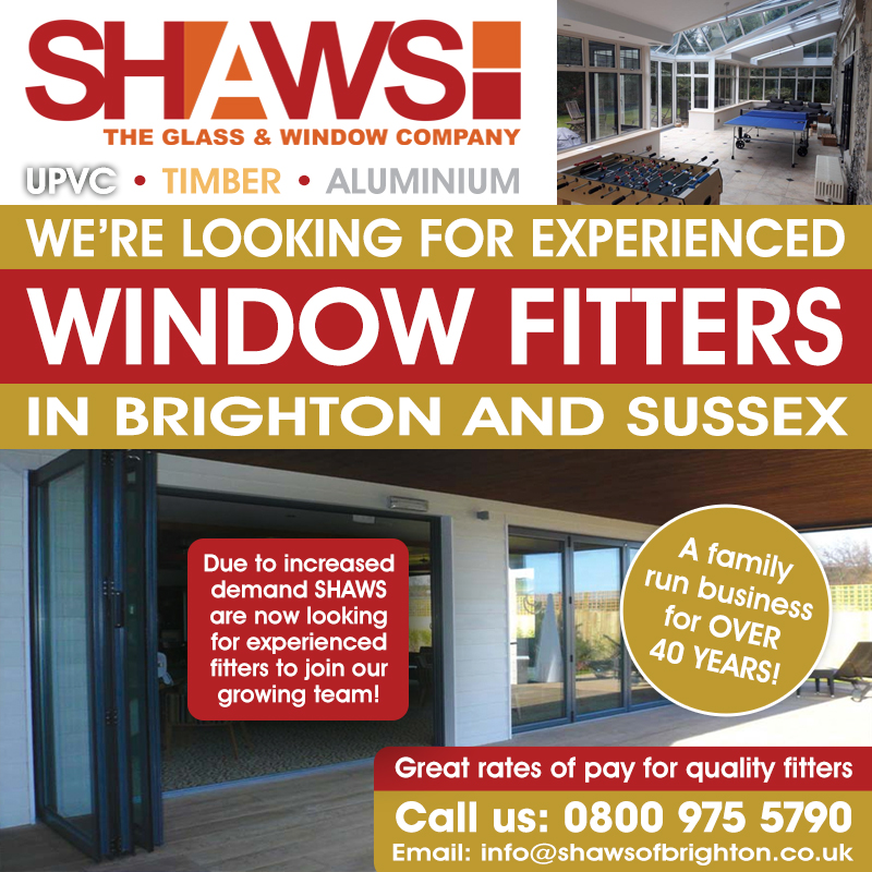 ShawsofBrighton's tweet image. Shaws are looking Experienced and Quality Window fitters to cover Brighton and Sussex. We offer great rates of pay and you must be able to UPVC, Aluminium and Wood to a high standard. For all Enquiries Call: 0800 975 5790 or Email info@shawsofbrighton.co.uk for further details.