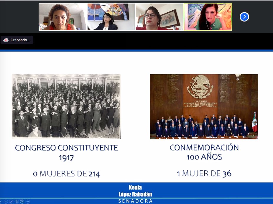 Hoy tuvimos sesión de trabajo con <a href="/kenialopezr/">Dra. Kenia López Rabadán</a> para poder comentar sobre las iniciativas presentadas en materia de paridad de género. Un reconocimiento a la gran labor hecha en este camino hacia lograr mejores oportunidades para las mujeres en Mèxico.