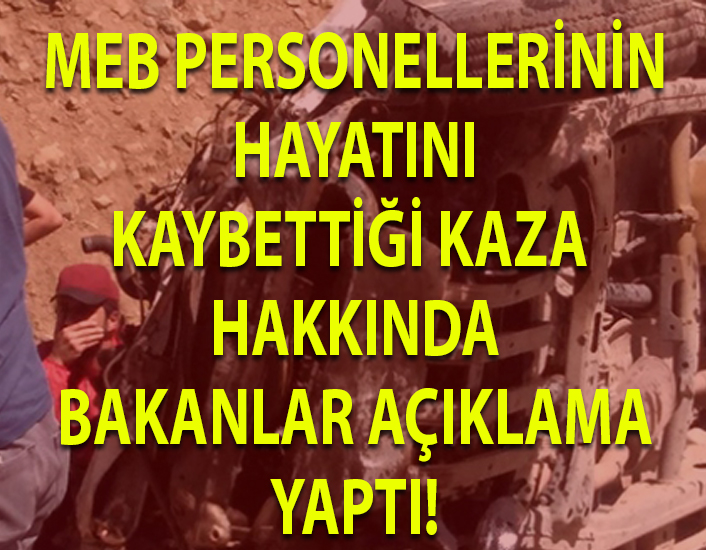Öğretmenlerin hayatını kaybettiği kaza hakkında Bakan Selçuk ve Bakan Soylu açıklama yaptı!
kamuilanlari.com/ogretmenlerin-…